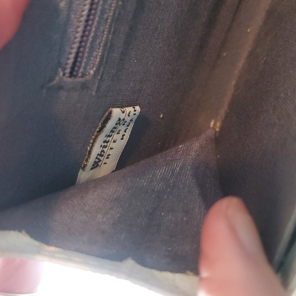 Whiting & Davis Collection Elegant White Clutch and Shoulder Bag - Picture 2 of 10